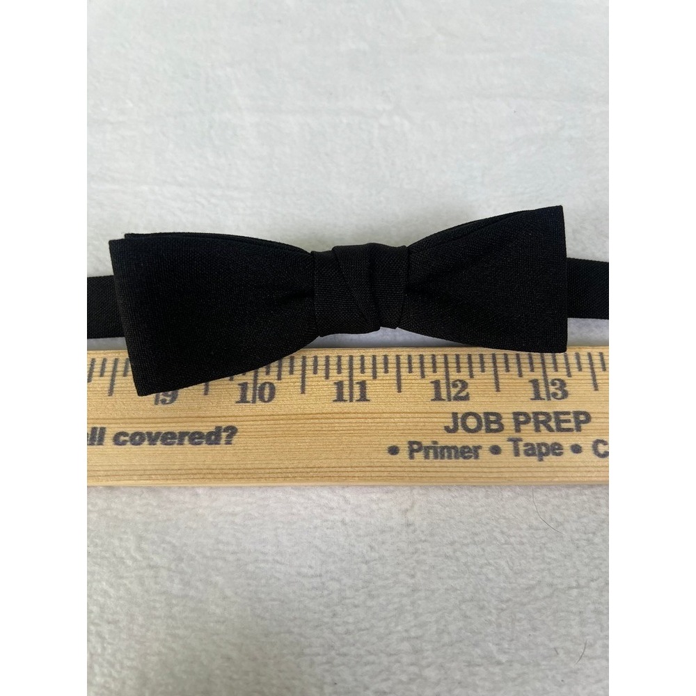 Bow Tie Kids OS Black Adjustable Formal Wedding Event Suit Accessory - Picture 2 of 3
